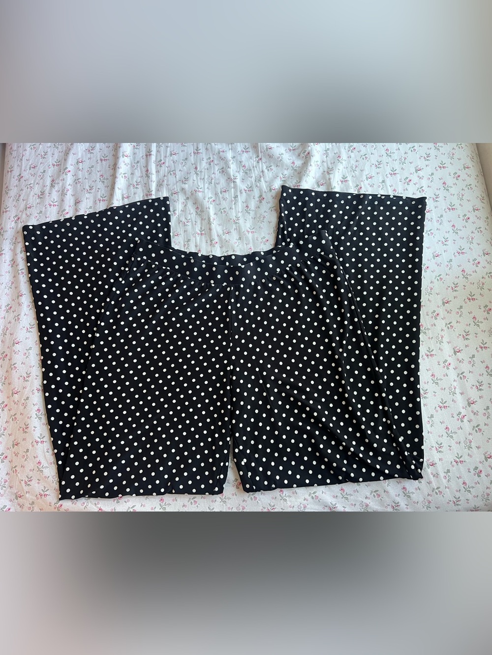Black Polka Dot pajama set with White Dots